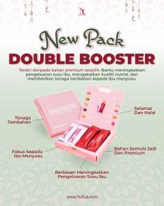 (MOST WANTED TRIAL✨) DOUBLE BOOSTER NUFIYA | MILKBOOSTER ON THE GO | TAMBAH SUSU