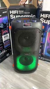 Loa Bluetooth Karaoke tích hợp LED RGB Wekome D39 kèm 2 micro không dây