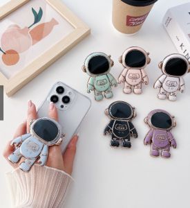 Giá đỡ điện thoại ( Iring ) Phi hành gia cute nhiều màu thao tác được nhiều kiểu iring ốp lưng ring - Phụ kiện ATI