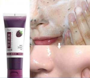 BLACKBERRY SKIN BATH + SCRUB 2 IN 1 Scrub mandian 2 dalam 1. Mengosok dengan lembut pada kulit Membuang sel kulit mati dan Membersihkan kotoran kulit pori tersumbat