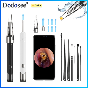 กล้องตรวจหู Dodosee 2300P HD พร้อมอุปกรณ์กำจัดขี้หู แหนบ ที่แคะหู กล้องตรวจหู กำจัดสิ่งสกปรกในหู ดูแลสุขภาพ