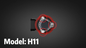 ร้านอยู่กทม.1ชิ้น หลอดไฟตัดหมอก led H8/H11/H16 9005 กันน้ำ 12V หลอดไฟหน้ารถยนต์ สว่าง แสงสองสี ใส่ได้ทุกรุ่น