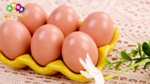 20pcs Plastic Realistic Chicken Eggs for DIY Easter Eggs  Kids Toys Painting Tool 4x6cm