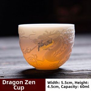 ZHIZHOU | Aesthetic Fragrant White Porcelain Gaiwan Tea Cup