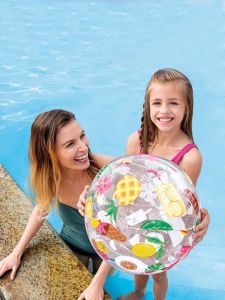 Bestway Large Inflatable Swimming Beach Water Ball Toy for Boys And Girls Baby Swimming Fun Cartoon Design Sports Fitness
