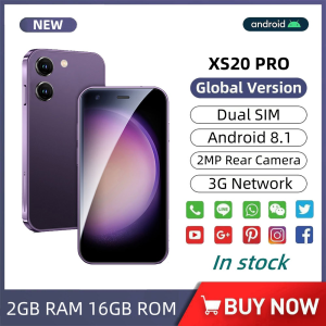 SOYES XS20 PRO Mini 3G Smartphone 2024 ใหม่ - Quad Core 3.0 นิ้วหน้าจอ 2GB RAM 16GB ROM WIFI บลูทูธ GPS วิทยุ FM Dual SIM 1000mAh โทรศัพท์มือถือ Android