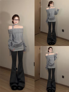 Quần Thể Thao American Wide Leg Yoga Dành Cho Nữ Quần Dài Ống Rộng Cạp Cao Quần Dài Thường Ngày Bằng Vải Cotton Polyester