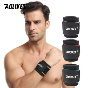 AOLIKES | AOLIKES 1PCS Adjustable Sport Wristband Wrist Brace Wrap Bandage Support Band Gym Strap Safety Sports Wrist Protector Hand Bands