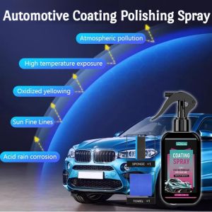 Car Maintenance Coating Spray Antifouling Cleaning Nano Spray Coating Protect Maintenance Tool Waterproof Anti Fog Surface Agent
