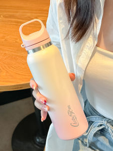 ถ้วยสูญญากาศแบบพกพาสำหรับผู้หญิง ความจุขนาดใหญ่ 316 สแตนเลส ถ้วยน้ำสำหรับรถยนต์ ถ้วยน้ำกีฬา ถ้วยน้ำรักษาความร้อน