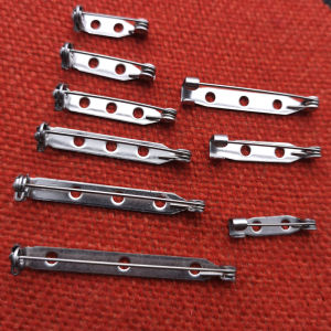 Stainless Steel Handmade Safety Pins Non-Rusting Lock Head Simple Needle Turning Head Brooch Pin Badge Chest Flower Accessories
