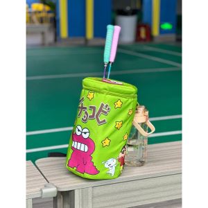 Large Capacity Badminton Bag Cartoon Travel Backpack for Women Sports Fitness Students Cute Japanese Style Dual Shoulder Bag
