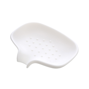 B.F. Silicone Soap Dish Soap Holder Soap Tray Non-slip and Flexible for Bathroom