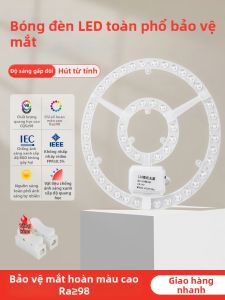 ZHENNIU | Full Spectrum LED Bright Light Bedroom Ceiling Fan Light Retrofit Panel