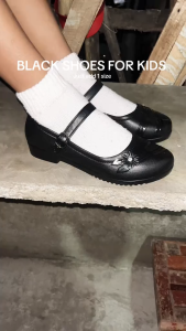 FLASH SALE !!! Womens Black Shoes for Students & Children All Seasons Comfortable Durable Classic Design School & Casual Wear 241#