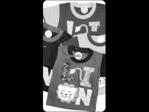 Setelan Anak Bayi Laki-Laki - Setelan Anak Cowok Motif Beep Lion Estimasi Usia 3-12 Bulan
