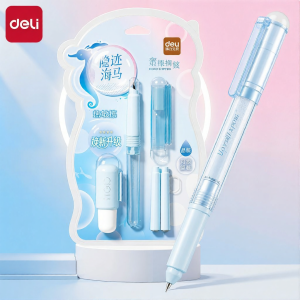 deli | Erasable Thermal Sensitive Correction Pen for Students 0.5mm
