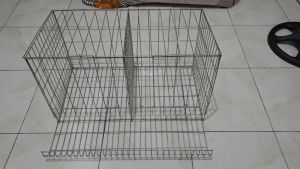 BATTERY CAGE 2door galvanize with 2pcs hanging cock federer