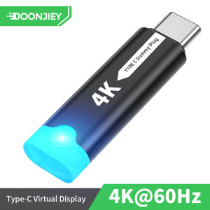 8K HDMI Dummy Plug TYPE C DP VGA DVI Mini DP Display Emulator Headless Adapter for Remote Access GPU Tasks & Virtual Desktop