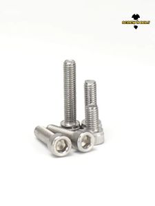 น็อต สกรู หัวจม สแตนเลส 304 เกลียวมิล ตลอด หยาบ M3 / Hex Socket Head Cap Machine Screw SUS304 M3