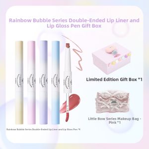 flortte | Rainbow Bubble Series Lip Liner and Gloss Pen