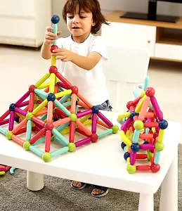 Magnetic Stick Toys Magnetic Building Blocks Big Size Set Early Educational Toys For Kids Boys Girls Gifts