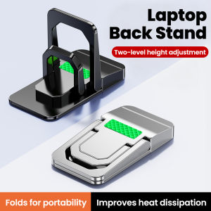 elough | Mini Adjustable Laptop Stand Ultra-thin Folding Portable Holder for MacBook Xiaomi Notebook Cooling Keyboard Support