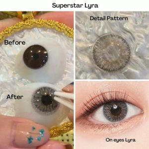 BUY 1 GET 2 Superstar Lyra Softlens Warna Premium