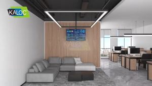 Kaloc T70-15 Adjustable Height TV/Monitor Ceiling Mount – 32 to 70 Inch 液晶懸吊式電視架