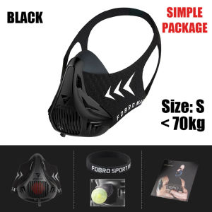 FDBRO MASK Training Running Sport Mask Pro Fitness Gym Workout Cycling Elevation High Altitude Training Conditioning Sports Mask