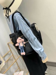 ⭕️ Shoulder Multi Pocket Water-resistant Women Light Sling Bag Nylon