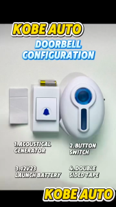 Waterproof Wireless Doorbell 100M Remote - Smart Home Chime with 32 Welcome Music