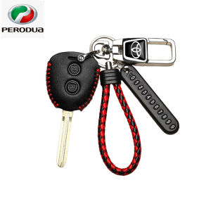 เคส Kunci Remote Mobil หนังแท้สำหรับ Perodua Aruz/axi/beza/myvi/alza/ativa/gxtra เคสกุญแจอุปกรณ์เสริม