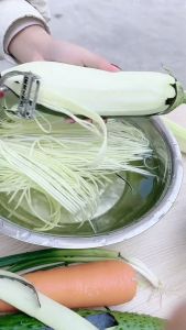 Nạo sợi bào vỏ Inox 3in1/ Dụng cụ nạo rau của quả đa năng