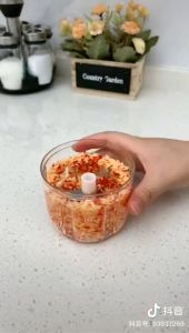 Wireless Mini Electric Garlic Food Chopper Ginger Vegetable Crusher Cutter Food Blender Processor