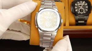Jam Tangan Pria Dewasa SKMEI 2279 Dual Time Stainless Steel Fashion Formal - 42mm