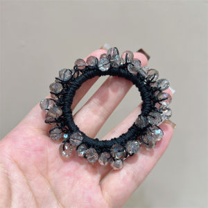 สร้อยข้อมือคริสตัลเงาหนักทำมือ เครื่องประดับผมสไตล์เกาหลี สร้อยข้อมือผมแบบลำลอง หรูหรา เครื่องประดับผมแบบอเนกประสงค์