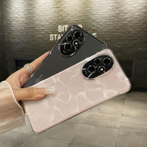 Slim Transparent Shockproof Phone Case for Honor 200 Male Version Full Cover Lens No Frame Simple Design Anti-Fall X50 P80 Ultra