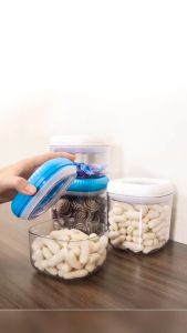 Toples Makanan Sealware TWISTY Kedap Udara Harga Satuan Food Grade Toples Kado Souvenir Estetik Gbu