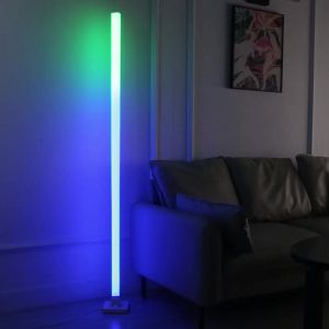 LUCKYLED 150cm DIY USB RGB 5V Floor Lamp Music Rhythm Remote Nordic Corner Lampu Lantai Berdiri
