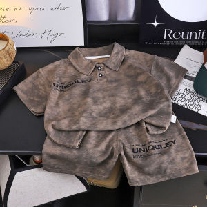 Stylish Casual Childrens Polo Shirt Set