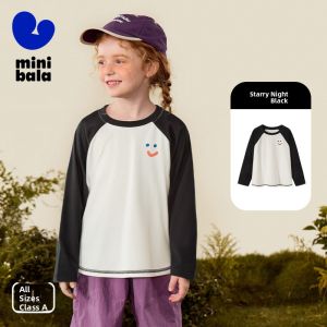 MINI BALA | Moisture-wicking Antibacterial Raglan Sleeve Children T-shirt