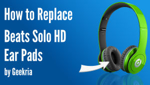 Geekria เปลี่ยนแผ่นรองหูฟังสําหรับ SoloHD (810-00012-00) หูฟังแบบครอบหู แผ่นรองหูฟัง ฟองน้ํารองหูฟัง ที่ครอบหู ที่ครอบหู ที่ครอบหู