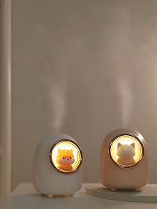 💟เครื่องเพิ่มความชื้น💟 เครื่องพ่นไอน้ำอโรม่า รุ่น M08 Humidifier Aroma ความจุ 480 ml. มี 2 แบบ น่ารักมาก