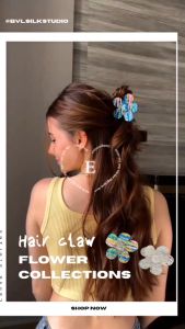Quality Hair Clip : Flower Hair Clip : กิ๊ฟหนีบผมทรงดอกไม้ จากแบรนด์ Beverlys