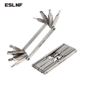 ESLNF 8 in 1 Bicycle Tool Set Portable CR-V Steel Bike Multifunction Repair Kit Hex Wrench Bicycle Repair Tool Kits