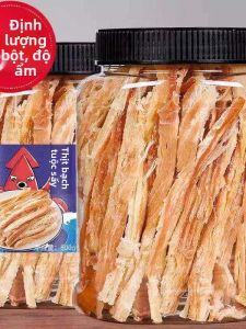 Mực nướng than hoa xé tay đóng hộp