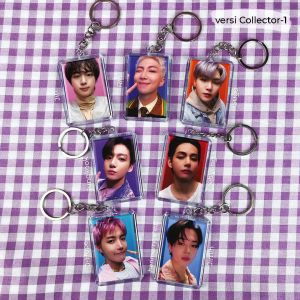 Gantungan Kunci Akrilik BTS PROOF COLLECTOR Unofficial 2 Sisi - Merchandise KPOP Keychain Ganci Kotak Keyring Murah