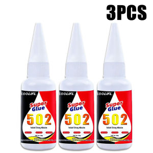 502 Super Glue Instant Strong Adhesive Quick Dry Multi Purpose Repair Glue for Plastic Metal Wood Ceramic Shoes DIY Craft Repair