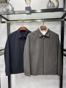 Non-Saints Mens Business Casual Short Jacket Zipper Collar Elastic Comfortable Versatile Top Pure Color Autumn 2024 Fashion